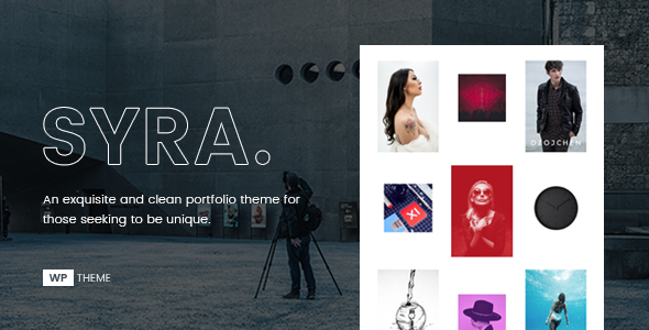 Syra – Minimal Showcase Portfolio WordPress Theme icon