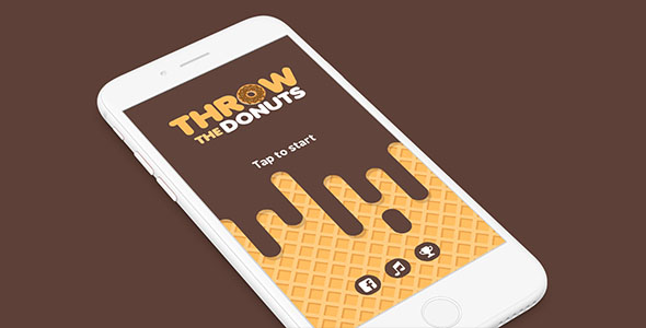 THROW THE DONUTS WITH ADMOB - BUILDBOX & ECLIPSE PROJECT icon