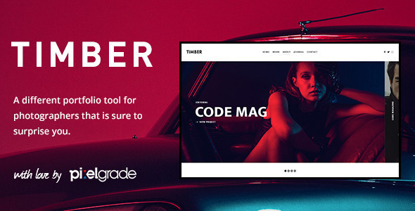 TIMBER – An Unusual Photography WordPress Theme icon
