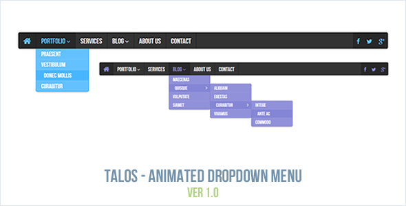 Talos - Animated Dropdown Menu icon