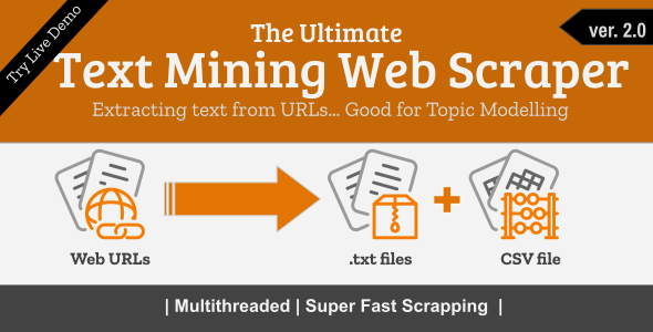 Text Mining Web Scraper icon