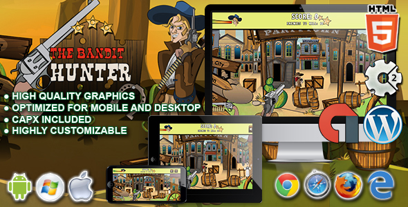 The Bandit Hunter - HTML5 Construct 2 Game icon