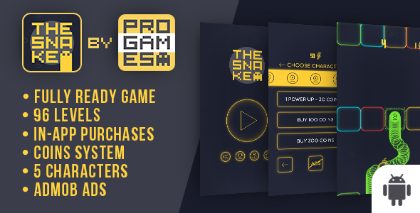 The Snake - Android - easy to reskine + AdMob icon