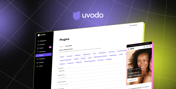 Theme Editor plugin for Uvodo - Headless eCommerce Platform icon