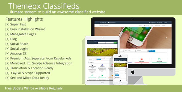 Themeqx Advanced PhP Laravel Classified ads cms icon