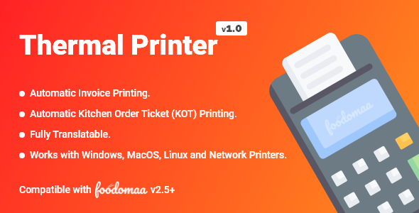 Thermal Printer Module for Foodomaa icon