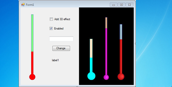 Thermometer Bar for Windows Forms icon