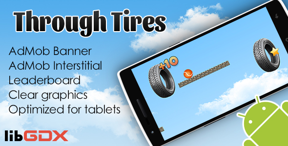 Through Tires with AdMob and Leaderboard icon