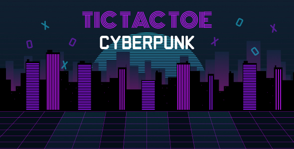 Tic Tac Toe Cyberpunk icon