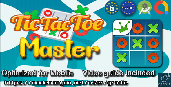 Tic Tac Toe Master (Admob + GDPR + Android Studio) icon