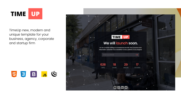 TimeUp - Coming Soon Template icon