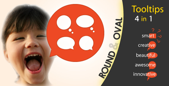 Tooltips - Round & Oval icon