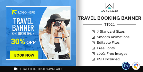 Tour & Travel | Best Travel Deals Banner (TT021) icon