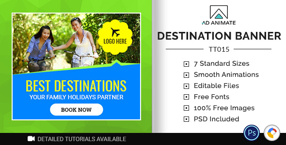 Tour & Travel | Destination Booking Banner (TT015) icon