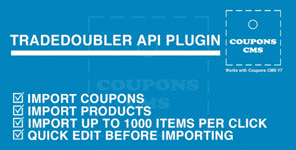 TradeDoubler Plugin for Coupons CMS icon