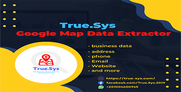 True.Sys Google Map Data Extractor icon