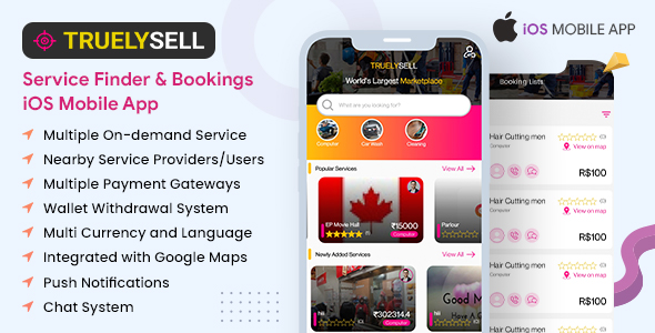 Truelysell - On Demand Handyman Service Marketplace, Nearby Service Booking IOS App