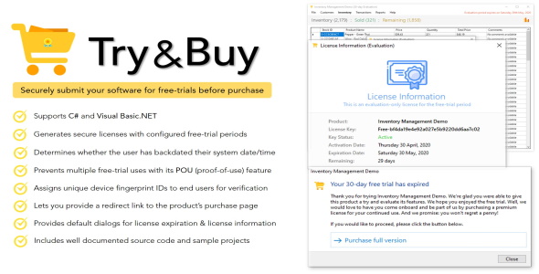 Try & Buy | Free Trial Maker For .NET Applications icon