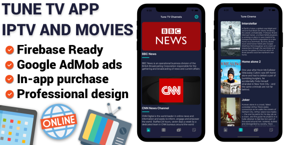 Tune TV - IPTV And Movies iOS Application icon