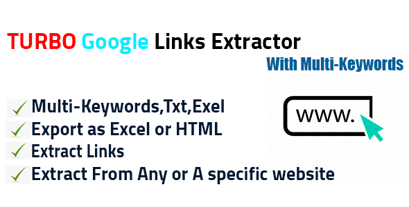 Turbo Google Links Extractor pro icon