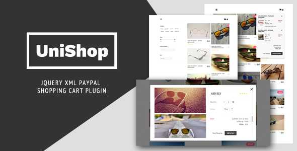 UniShop - jQuery XML PayPal Shopping Cart Plugin icon