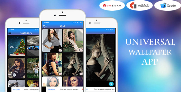 Universal Wallpaper App With Admin panel (iOS app and Swift 5) icon