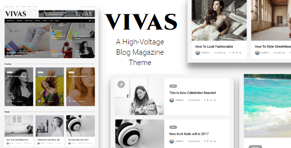 VIVAS Blog Magazine Newspaper WordPress Theme with Visual Composer icon
