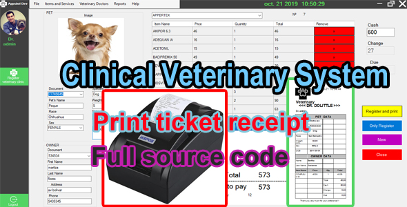 Veterinary Clinic System - C# MySQL icon