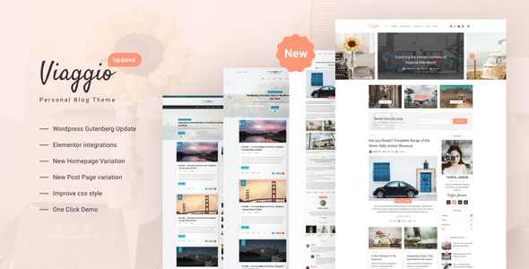 Viaggio - Personal WordPress Blog Theme icon