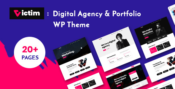 Victim - Digital Agency & Portfolio WordPress Theme icon