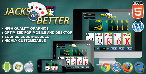 Video Poker Jacks or Better - HTML5 Casino Game icon