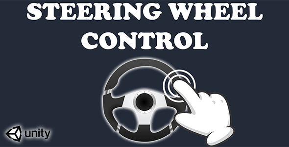 Virtual Steering Wheel Controller (Unity Source code)-mobile ready simple input touch control system icon