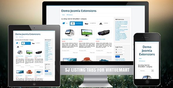 VirtueMart 4 Listing Tabs Responsive Module