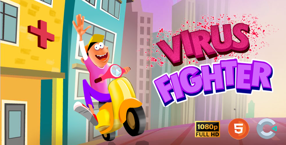 Virus Fighter: Save People (construct 3) icon
