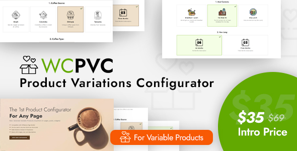 WC Product Variations Configurator on Any Page icon