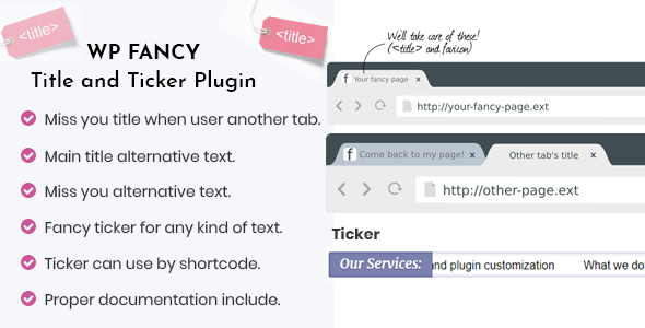 WP Fancy Title and Ticker WordPress Plugin icon
