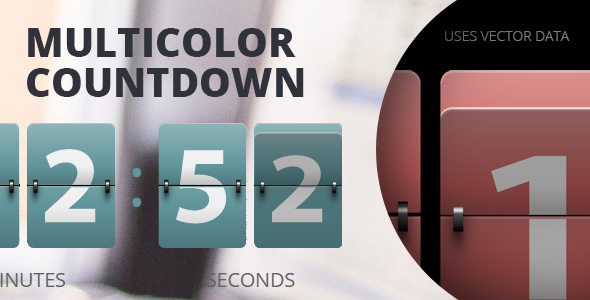 WP: Resizable Multicolor Countdown icon