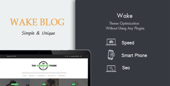 Wake - Exclusive Speed, SEO & Mobile Optimized WordPress Theme icon