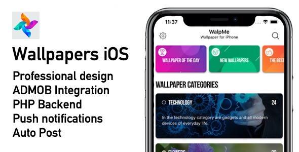 Wallpapers Native IOS App icon