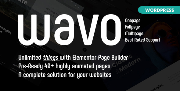 Wavo - Creative Portfolio & Agency Theme icon
