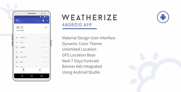 Weatherize - Android Premium Weather App 2.0 icon