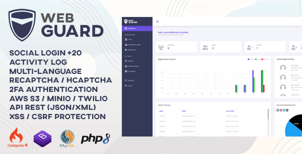 WebGuard - Advanced PHP Login and User Management icon