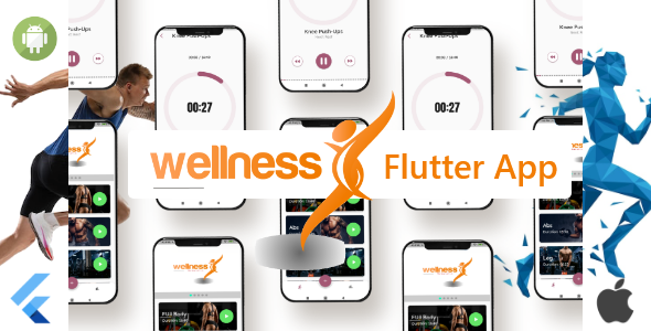WellNess - Flutter Offline Fitness & Workout App icon