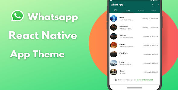 WhatsApp React Native Theme icon