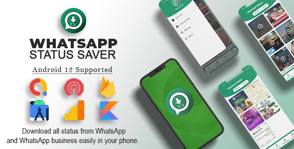 Whatsapp Status Saver & WhatsApp Business with Admob ads icon