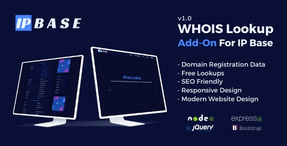 Whois Lookup Addon for IP Base icon