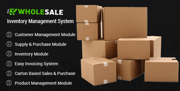 Wholesale - Inventory Control and Inventory Management System icon