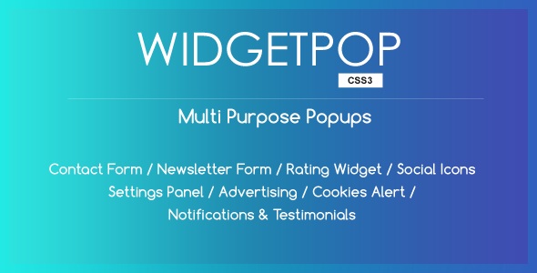 WidgetPop - Multipurpose Ready-made Popup Templates icon