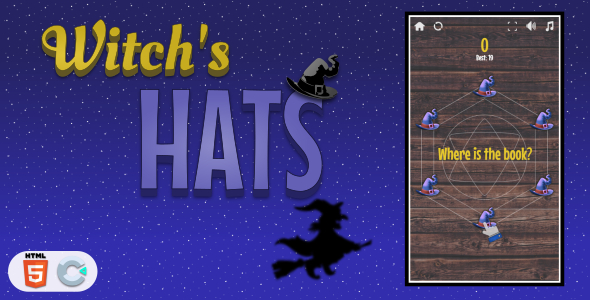 Witch's hats - HTML5 Casual game icon