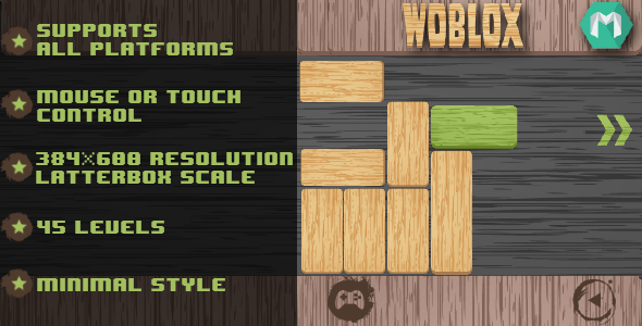 Woblox - HTML5 Game (Construct 2 & Construct 3) icon